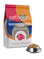 "PetBoom" Корм сухой для взрослых кошек с мясом и овощами КСК-3 Б4 ЖБН-126 (уп.10 кг)