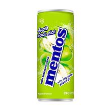 Напиток Mentos Apple Soda Kick / Ментос со вкусом яблока, 0.24 л