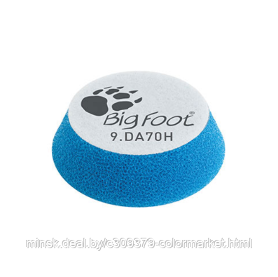Диск полировальный Rupes 9.DA70H из поролона D50-65 мм цвет синий грубый - фото 1 - id-p223613943