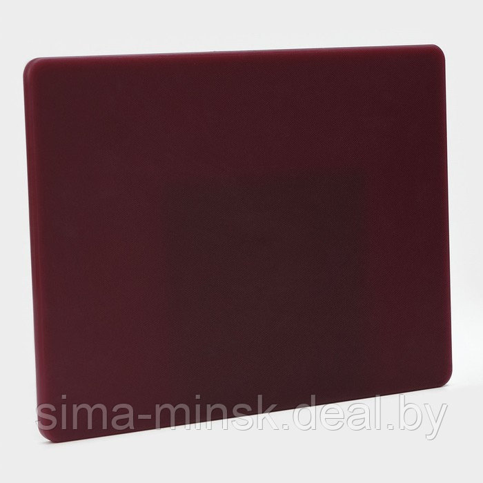 Доска профессиональная разделочная, 40×30 см, толщина 1,2 см, цвет бордовый - фото 4 - id-p223870761