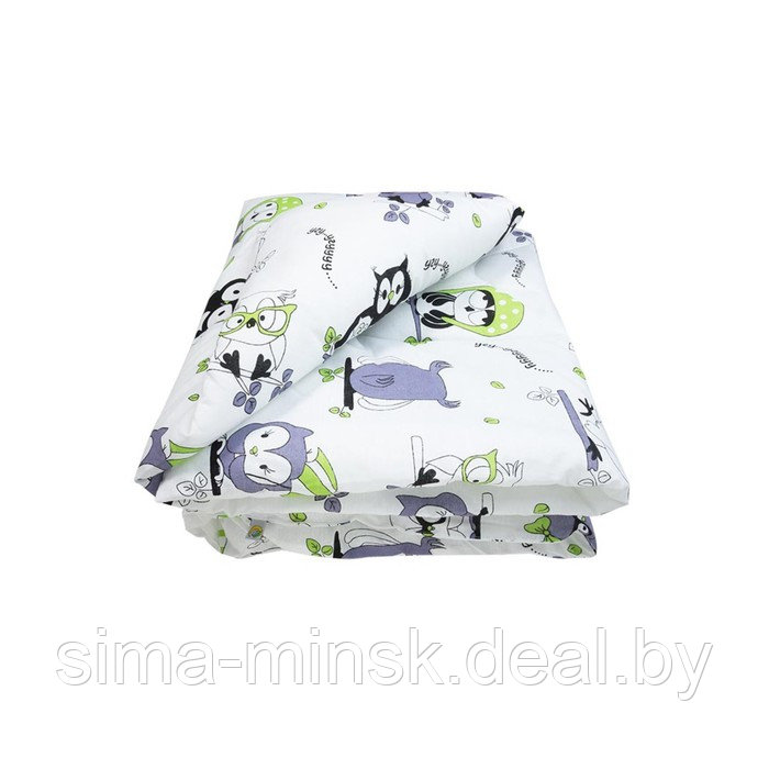 Одеяло в кроватку, размер 110x140 см, цвет белый - фото 2 - id-p223871991