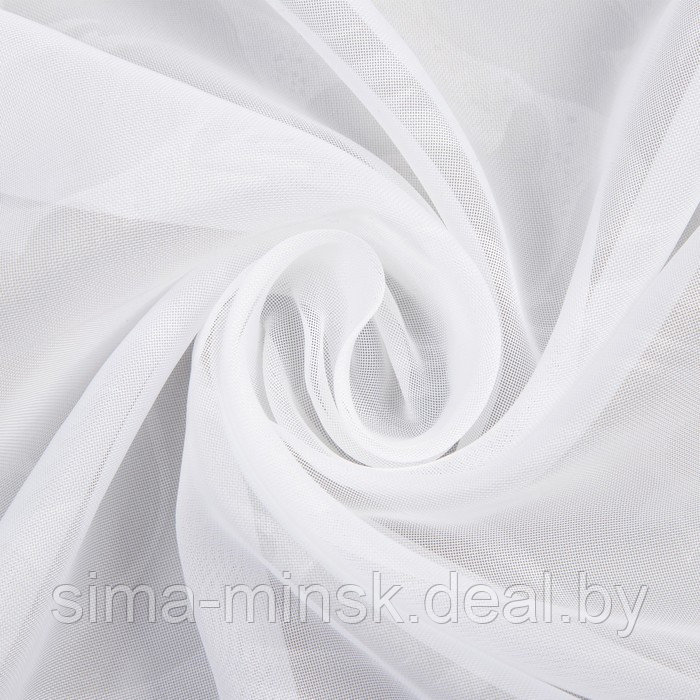 Тюль, размер 300х260 см, тиснение вензель, цвет белый, вуаль - фото 4 - id-p223873904