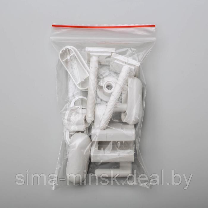 Сиденье с крышкой для унитаза «Декор. Капли», 44,5×37,5 см, цвет белый - фото 6 - id-p223873963
