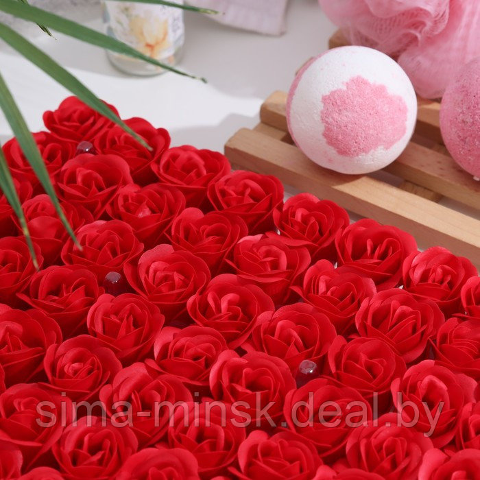 Розы мыльные красные, набор 81 шт - фото 3 - id-p223874079