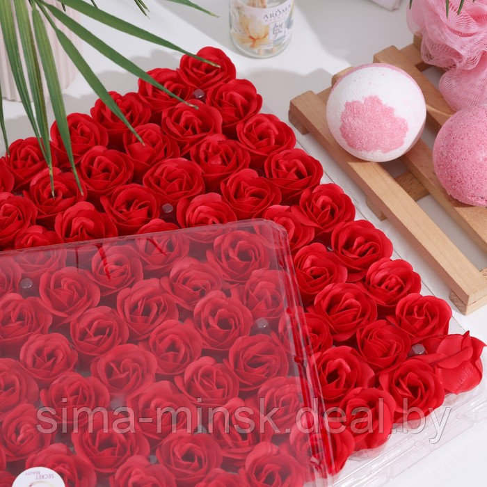 Розы мыльные красные, набор 81 шт - фото 4 - id-p223874079