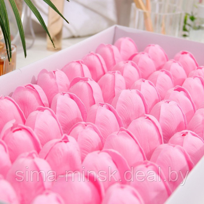 Тюльпаны мыльные розовые, набор 50 шт - фото 2 - id-p223874082