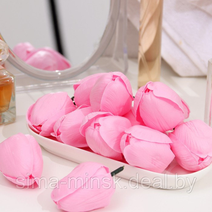 Тюльпаны мыльные розовые, набор 50 шт - фото 3 - id-p223874082