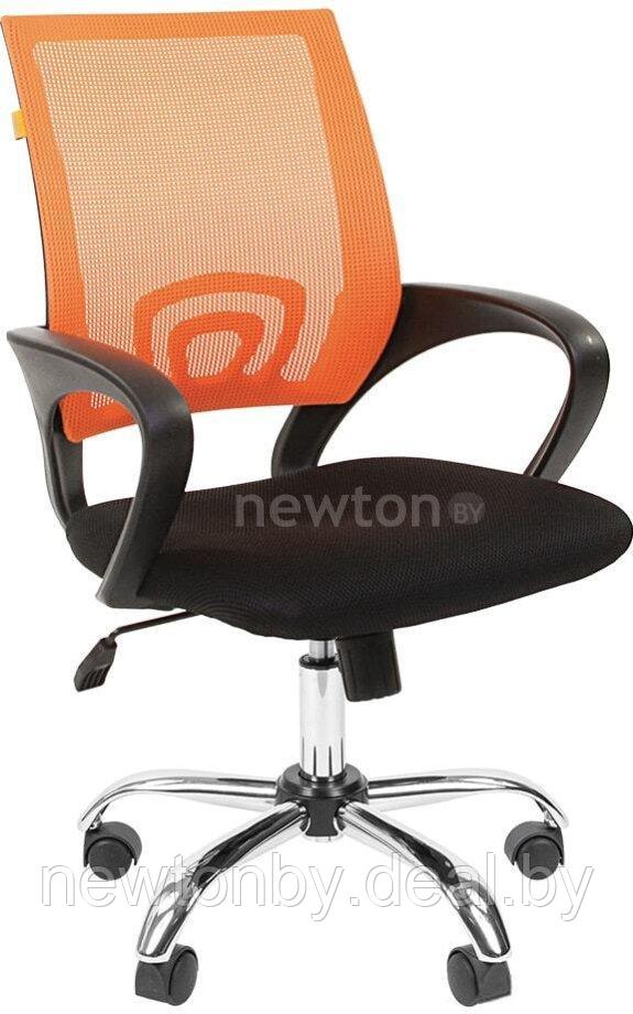 Кресло CHAIRMAN 696 Chrome (черный/оранжевый) - фото 1 - id-p223874125
