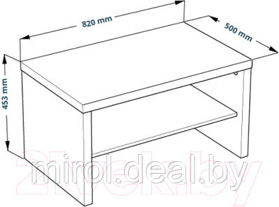 Журнальный столик Mio Tesoro Энкель 82С - фото 5 - id-p223874261