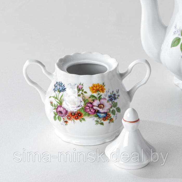 Набор столовой посуды «Букет цветов», 34 предмета - фото 7 - id-p223871201