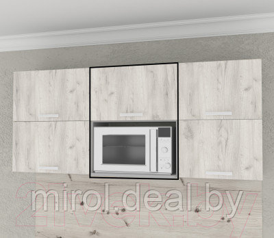 Шкаф навесной для кухни Интерлиния Компо ВШ60-720-1дг МП - фото 2 - id-p223874778