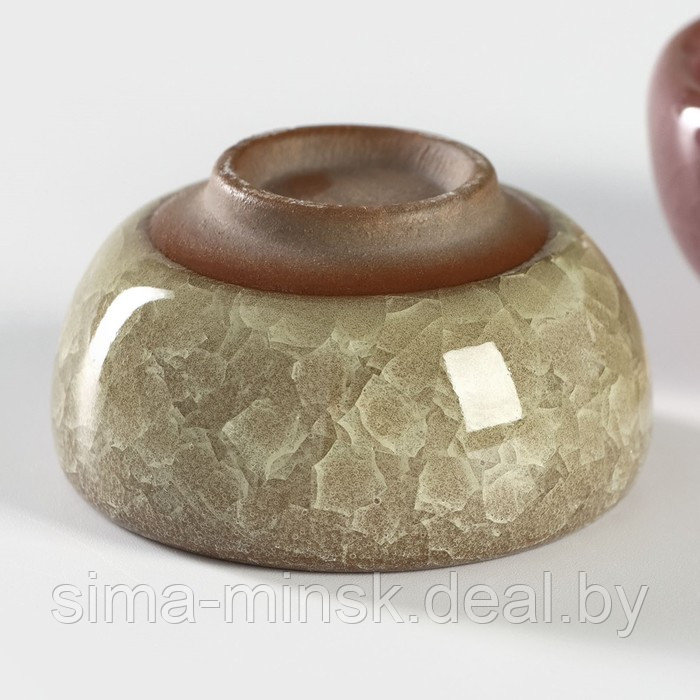Набор пиал керамических «Лунный камень», 6 предметов: 50 мл, цвет МИКС - фото 4 - id-p223871255