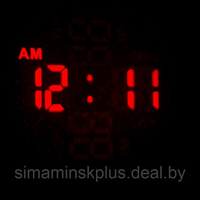 Часы-будильник Sakura SA-8522, проекторные, будильник, радио, 1хCR2032, черные - фото 5 - id-p223875910