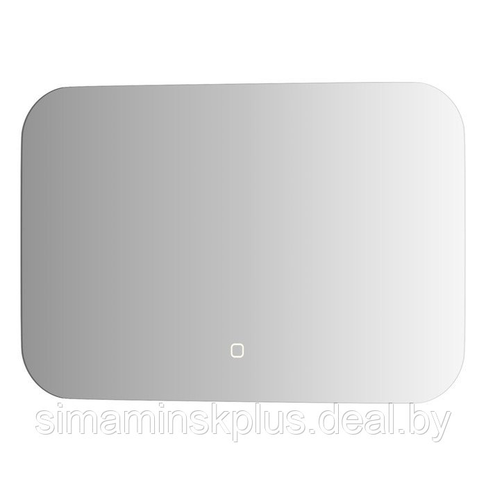 Зеркало с LED-подсветкой 17 Вт, 60x40 см, сенсорный выключатель, нейтральный белый свет - фото 1 - id-p223876071