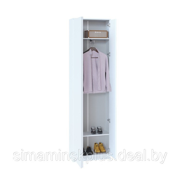 Шкаф для одежды «ШО-4», 600 × 360 × 2172 мм, цвет белый - фото 2 - id-p223875996