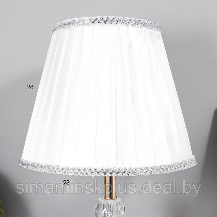 Настольная лампа Анрия E27 40Вт золото 29х29х50 см RISALUX - фото 5 - id-p223876011