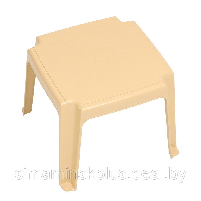 Столик для шезлонга "Элластик", бежевый, 45 х 45 х 38 см - фото 2 - id-p223876037