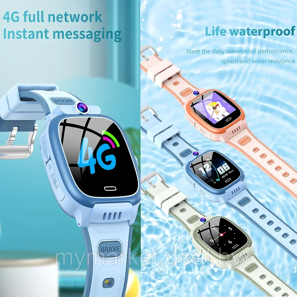 Смарт часы умные детские с GPS Wi-Fi с камерой и SIM картой Smart Baby Watch Y66 - фото 5 - id-p223876150