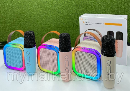 Колонка портативная музыкальная Bluetooth K12 с микрофоном - фото 2 - id-p223876156