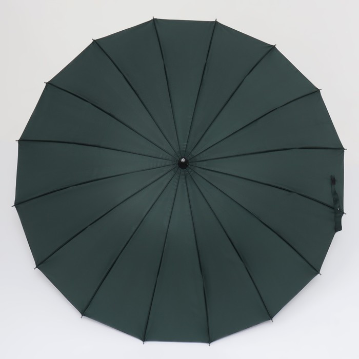 Зонт - трость полуавтоматический «Однотонный», 16 спиц, R = 48 см, цвет МИКС/чёрный - фото 8 - id-p223876304