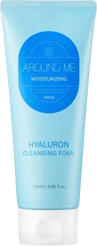 Увлажняющая пенка для умывания Around Me Moisturizing Hyaluron Cleansing Foam,120 мл - фото 1 - id-p223880227