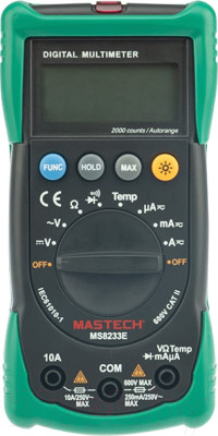 Мультиметр цифровой Mastech MS8233E - фото 1 - id-p223882424