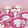 Трубочки для коктейлей Розовый микс, розовый/белый/золото, металлик, 12 шт (арт.6231314), фото 2