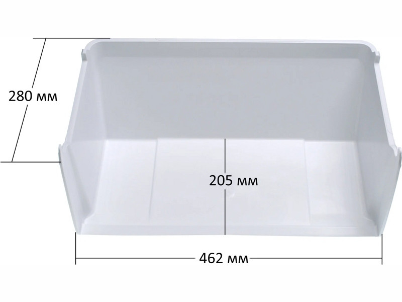 Ящик морозильной камеры (нижний) для холодильника Atlant 769748401901 (769748401900, передняя панель - фото 3 - id-p108078464