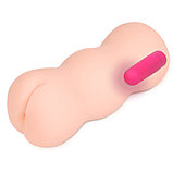 Мастурбатор анус реалистичный с вибрацией Kokos Tongggo 2, телесный, 16 см, фото 3