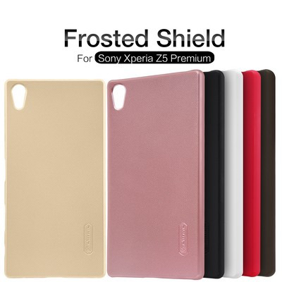 Пластиковый чехол с пленкой Nillkin Super Frosted Shield Black для Sony Xperia Z5 Premium - фото 4 - id-p223883769