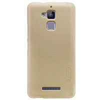 Пластиковый чехол с пленкой Nillkin Super Frosted Shield Gold для Asus ZenFone 3 Max ZC520TL