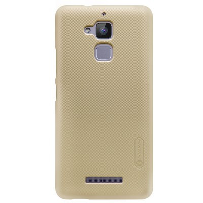 Пластиковый чехол с пленкой Nillkin Super Frosted Shield Gold для Asus ZenFone 3 Max ZC520TL - фото 1 - id-p223883771