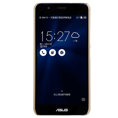 Пластиковый чехол с пленкой Nillkin Super Frosted Shield Gold для Asus ZenFone 3 Max ZC520TL - фото 2 - id-p223883771