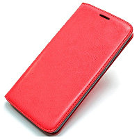 Полиуретановый чехол с силиконовой основой New Book Case Red для Nokia 8