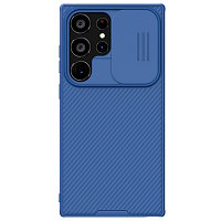 Чехол-накладка Nillkin CamShield Pro Синяя для Samsung Galaxy S24 Ultra