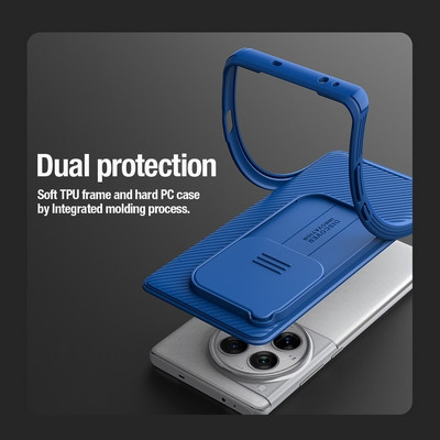 Чехол-накладка Nillkin CamShield Pro Синяя для OnePlus 12 - фото 6 - id-p223883860