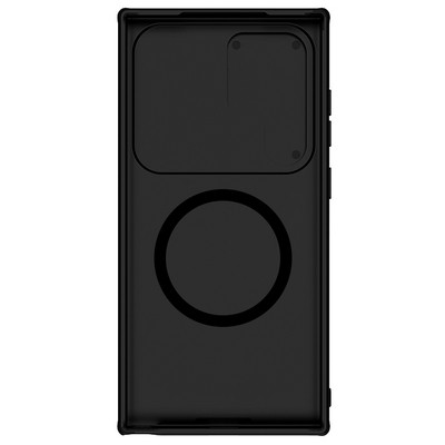Чехол-накладка с пластиной Magsafe Nillkin CamShield Pro Magnetic Черная для Samsung Galaxy S24 Ultra - фото 3 - id-p223883869