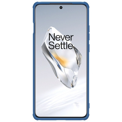 Пластиковый чехол Nillkin Super Frosted Shield Pro Синий для OnePlus 12 - фото 2 - id-p223883900