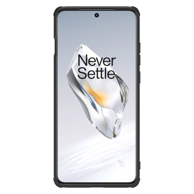 Пластиковый чехол с пластиной Magsafe Nillkin Super Frosted Shield Pro Magnetic Case Черный для OnePlus 12 - фото 2 - id-p223883913