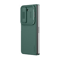 Силиконовая накладка Nillkin CamShield Silky Silicone Case Зеленая для Samsung Galaxy Z Fold 5