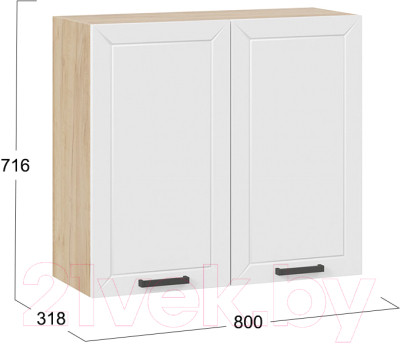Шкаф навесной для кухни ТриЯ Лорас 1В8 - фото 3 - id-p223887124