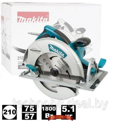 Циркулярная пила Makita 5008MG (1800W, 210мм) - фото 1 - id-p223888614