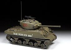Сборная модель ZVEZDA Американский средний танк М4А2 (76)  Шерман, 1/35, фото 2