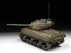 Сборная модель ZVEZDA Американский средний танк М4А2 (76)  Шерман, 1/35, фото 3
