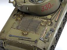 Сборная модель ZVEZDA Американский средний танк М4А2 (76)  Шерман, 1/35, фото 3