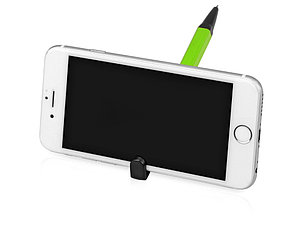 Ручка-подставка металлическая, Кипер Q, зеленое яблоко/черный, фото 2