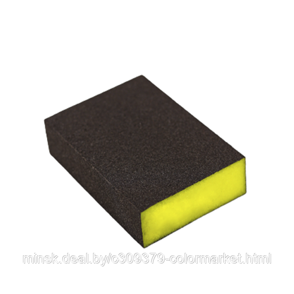 Губка абразивная 4-х сторонняя SIA 7991 siasponge block мягкая 98 х 69 х 26 мм Р100 - фото 1 - id-p223613457