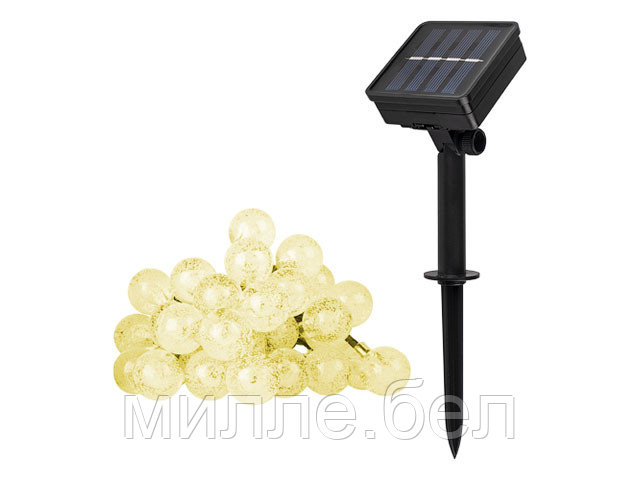 Светильник садовый на солнечной батарее SLR-G05-30Y ФАZА (гирлянда, шарики, желт.) - фото 1 - id-p223889469