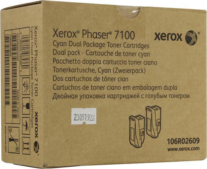 Картридж лазерный Xerox 106R02609 голубой (9000стр.) для Xerox Ph 7100 - фото 1 - id-p223890341