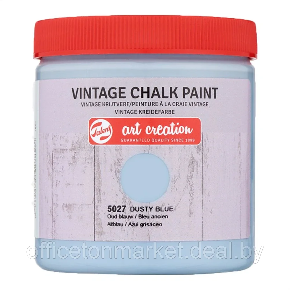 Краска декоративная "VINTAGE CHALK PAINT", 250 мл, 5027 грязно-синий - фото 1 - id-p137129360